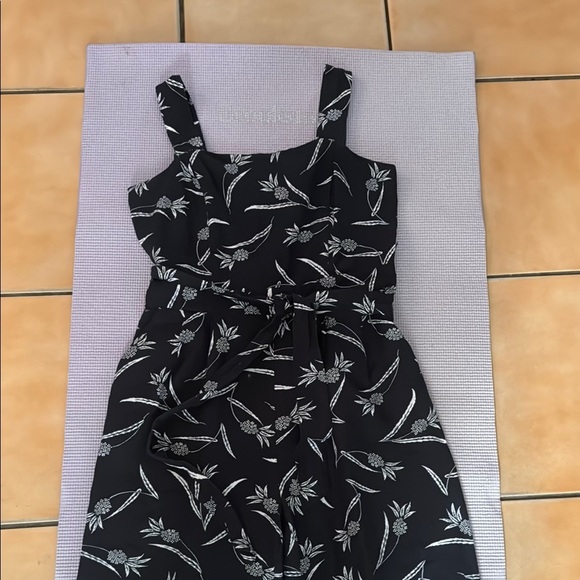 Ann Taylor Factory White and Blue Jumpsuit with Palazzo Style 125 - Picture 5 of 11